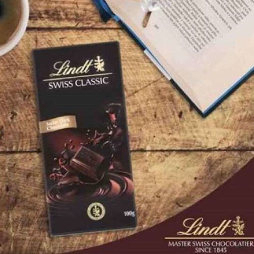 Lindt Swiss Classic Dark Chocolate Bar 100G ChocoLounge