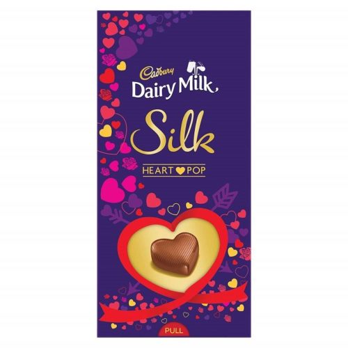 Dairy Milk Silk Heart Pop Chocolate Bar G Chocolounge