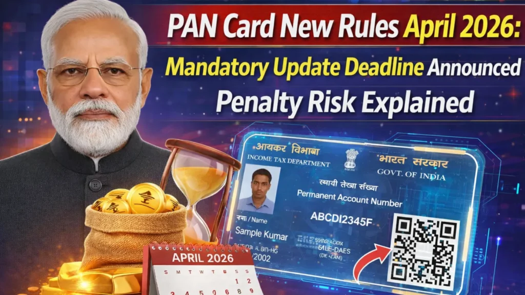 PAN Card New Rules April 2026