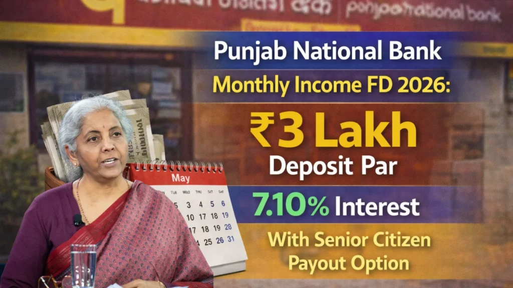 Punjab National Bank Monthly Income FD 2026